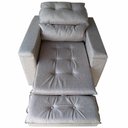 Ver imagem 6 de Poltrona do Papai Retrátil Reclinável Linho Rústico Conforto Larbelle