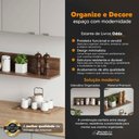 Ver imagem 6 de Prateleira Decorativa de Parede Odda 100cm Marrom MDP 15mm