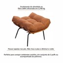 Ver imagem 6 de Puff de Ferro Madeira e Estofado Living Costela Espresso Móveis