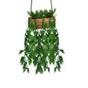 Ver imagem 6 de Kit 9 Hastes Planta Artificial Pendente 75cm Folhas Verdes Realistas Premium