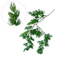 Ver imagem 5 de Kit 9 Hastes Planta Artificial Pendente 75cm Folhas Verdes Realistas Premium