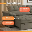 Ver imagem 6 de Sofá Retrátil e Reclinável 4 Lugares 2,50m Monique
