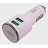 CARREGADOR VEICULAR KAIDI 3.4A 2 SAÍDAS USB TIPO C KD-303C ORIGINAL - 1