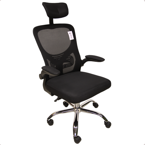 Cadeira Ergonômica Executiva Ultracomfort Pro com Tela Mesh Respirável Preto