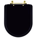 Ver imagem 1 de Tampa de Vaso Carrara Preto Fosco para Bacia Deca