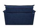 Ver imagem 4 de Sofá Compacto 2 Lugares Suede Confortável Minnors 1,20 Mts Cor:Azul Marinho