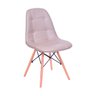 Cadeira Eames Dsw Botonê Corino 126 - Bella Brasil Decor Fendi - 1