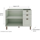 Ver imagem 3 de Balcão de Cozinha Genialflex Iluminata Hortelã