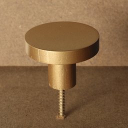 28 cabides penduradores de roupa de madeira - 3 cm - Dourado - 4