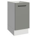 Ver imagem 1 de Balcão de Cozinha 40 cm 1 Porta (sem Tampo) Branco/Cinza Agata Madesa