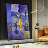 Quadro Decorativo Henri Matisse A alegria de viver:90x60 cm/PRETA - 1