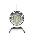 Ver imagem 1 de Balanço Flor em Corda Náutica Verde Militar - Tecido Vinales Verde