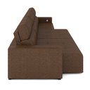 Ver imagem 5 de Sofá Retrátil 6 Lugares 404cm 3 Módulos Nero com Usb Couro Manchado G52 - Gran Belo