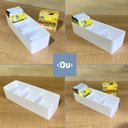 Ver imagem 2 de Conjunto 10 Suportes Porta Sachê 22x7,5x6cm Organizadores para Sachês OU Branco
