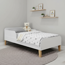 Ver imagem 1 de Cama Infantil Solteiro Montessori Branco