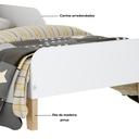 Ver mais imagens de Cama Infantil Solteiro Montessori Branco