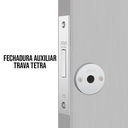 Ver imagem 4 de Fechadura Auxiliar Tetra 1001 Porta Externa 4 Chaves Inox Stam Fech. 1001 - Esp. Inox