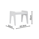 Ver imagem 4 de Mesa Infantil Montessori Branco
