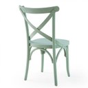 Ver imagem 2 de Conjunto 2 Cadeiras Madeira Maciça Tauari Cross X Texas 