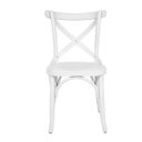 Ver imagem 5 de Conjunto 2 Cadeiras Madeira Maciça Tauari Cross X Texas Branco