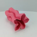 Ver imagem 3 de Vaso Decorativo Enfiete Casa Aparador 3D Home&Co Cerâmica 24x14x14cm Rosa Escuro
