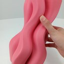 Ver imagem 6 de Vaso Decorativo Enfiete Casa Aparador 3D Home&Co Cerâmica 24x14x14cm Rosa Escuro