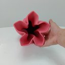 Ver imagem 4 de Vaso Decorativo Enfiete Casa Aparador 3D Home&Co Cerâmica 24x14x14cm Rosa Escuro