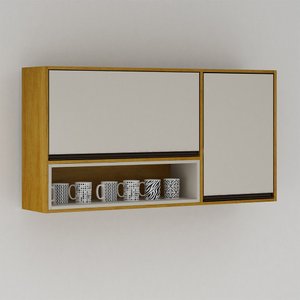 Armário de Cozinha Nala Aéreo Porta Condiment Mobilihouse