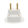 Adaptador Tomada Bipolar Parede Universal 2 Pinos Tipo T Forlux Viagem Branco Benjamin 2p 10a 250v - 3