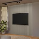 Ver imagem 1 de Painel Ripado para TV até 80 Polegadas MDF 219CMX250CM Modular