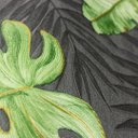 Ver imagem 7 de Papel de Parede Estampado Folhagem Cinza Chumbo Vinilico Lavável+cola para Aplicação