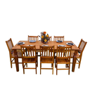 Ver imagem 1 de Mesa Madeira de Demolição 2m X 90cm com 8 Cadeiras Ana Hickmann Sudeste Rústico
