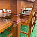 Ver imagem 7 de Mesa Madeira de Demolição 2m X 90cm com 8 Cadeiras Ana Hickmann Sudeste Rústico