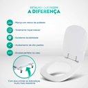 Ver imagem 5 de Assento Sanitario Poliester Sabatini Vermelho Translucido para Vaso Icasa