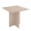 Ver imagem 1 de Mesa de Jantar Safira 4 Lugares Quadrada MDP Off White Casa D Móveis