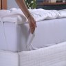 Pillow Top Extra Macio para Colchão Casal Padrão de 1,38 X 1,88 até 0,50cm de Altura. Cor Cinza - 4