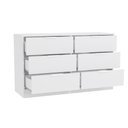 Ver imagem 6 de Cômoda Kappesberg 6 Gavetas Branco Brilho