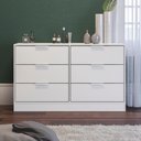 Ver imagem 2 de Cômoda Kappesberg 6 Gavetas Branco Brilho