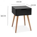 Ver imagem 3 de Mesa de Cabeceira 1 Gaveta Retrô 