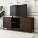 Ver mais imagens de Rack Ethos F06 para TV 60" 160cm Madeira Maciça 2 Portas Café Lyam Decor