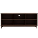 Ver imagem 5 de Rack Ethos F06 para TV 60" 160cm Madeira Maciça 2 Portas Café Lyam Decor