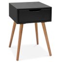 Ver imagem 5 de Mesa de Cabeceira Retrô Preto