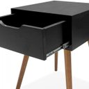 Ver imagem 4 de Mesa de Cabeceira Retrô Preto
