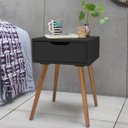 Ver imagem 1 de Mesa de Cabeceira Retrô Preto