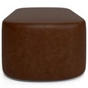 Ver imagem 4 de Cabeceira Cama Box 100cm Lanna com Puff Recamier Doha W01 Couríssimo Marrom - Lyam Decor