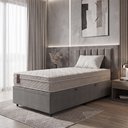 Ver imagem 2 de Cama Box Baú Solteiro + Colchão Molas Ensacadas - Airtech Nero (88x188x60) - Hellen