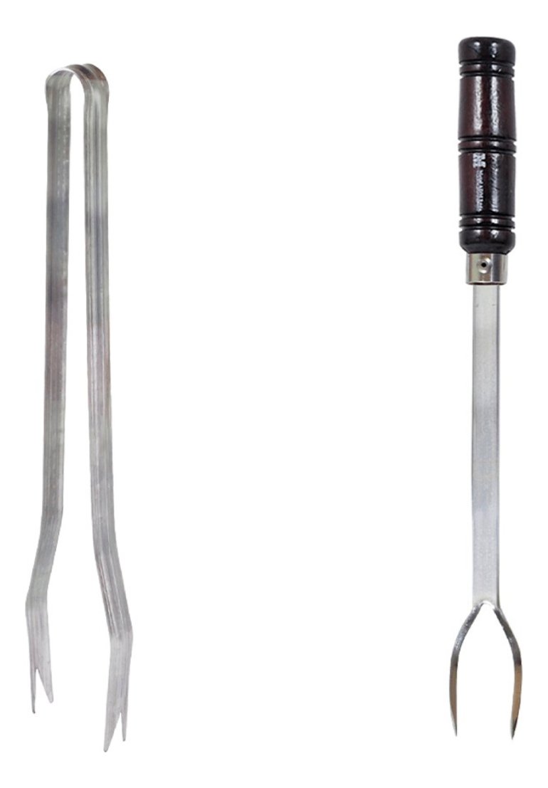 Disco de Arado 40cm Fogareiro 5 Chamas Garfo Pegador Inox - 4