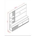 Ver imagem 4 de Bancada Suspensa Atena para Tv de até 65 Polegadas - Cumaru - Madetec