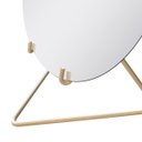 Ver imagem 2 de Espelho Decorativo Circle Mesa Moka / Nude 30cm Redondo