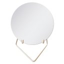 Ver imagem 1 de Espelho Decorativo Circle Mesa Moka / Nude 30cm Redondo